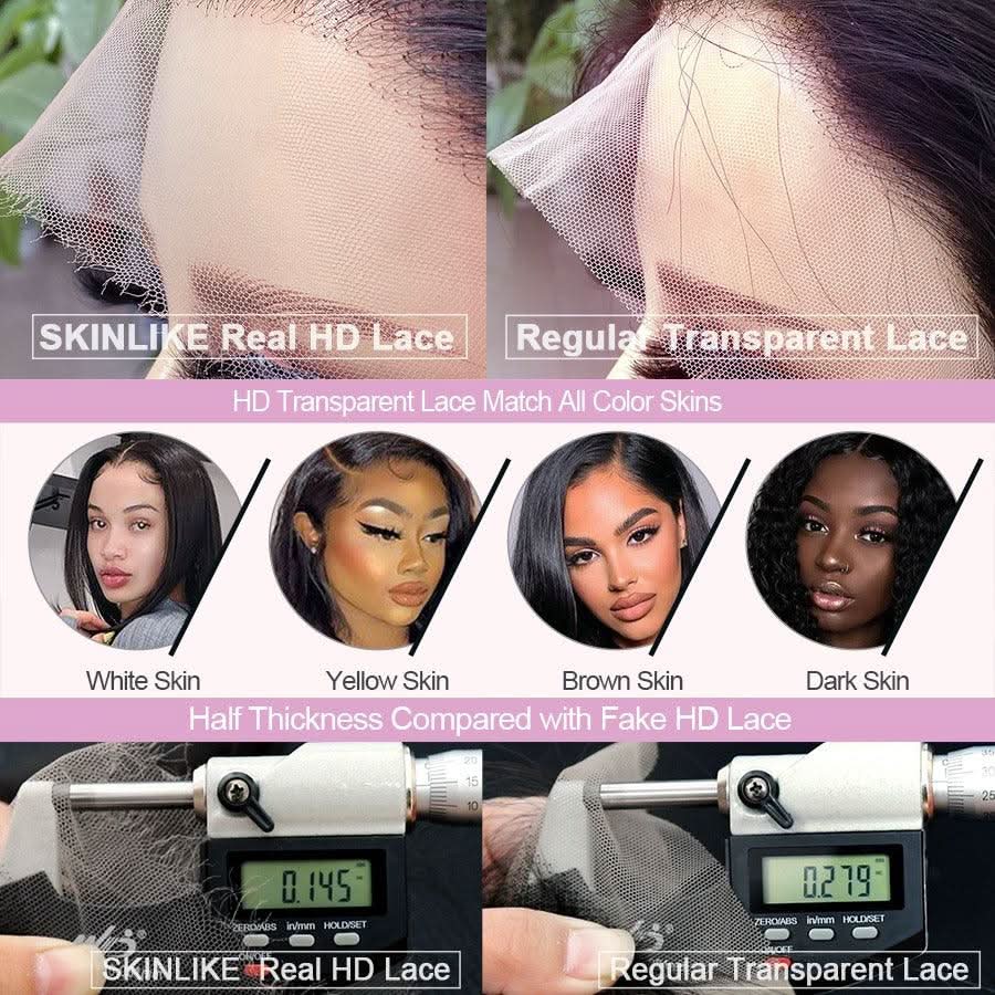 Upgrade 2.0 | 613 Blonde Skinlike Real HD 13x4 Lace Full Frontal Wig Straight Glueless Wig - Image 6