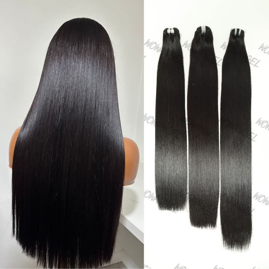 WOWANGEL 16A Super Double Drawn Vietnamese Bone Straight 100% Human Hair Weaves - Image 4