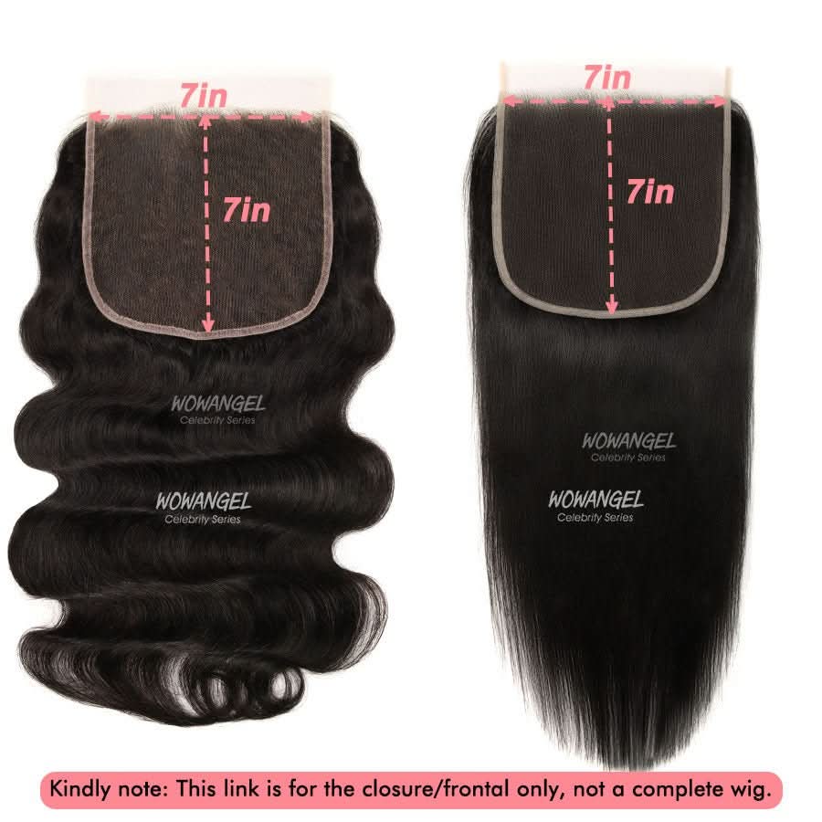 Lace Frontal Only, Skinlike Real HD Lace 13x6 13x4 7x7 6x6 5x5 2x6 Lace Closure Pieces - Image 4