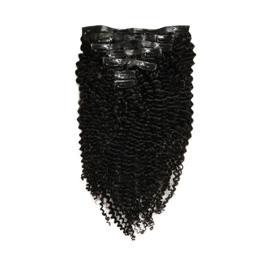 WOWANGEL Kinky Curly Seamless Clip Ins Hair Extensions - Image 4