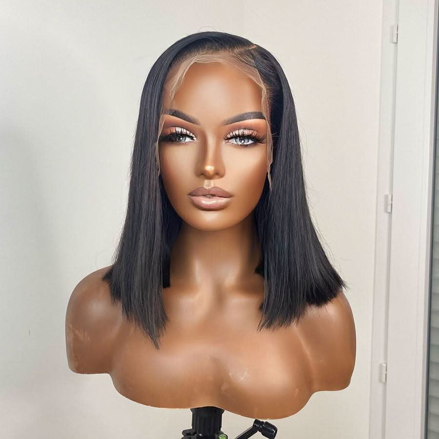 WOWANGEL Short Bob Wig 13x6 Straight Skinlike Real HD Lace Front Wig - Image 5